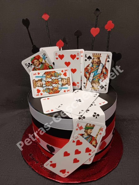 Kartenspielerhut zum Geburtstag